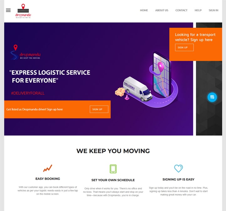 Dropmandu – Online Pickup and Delivery
