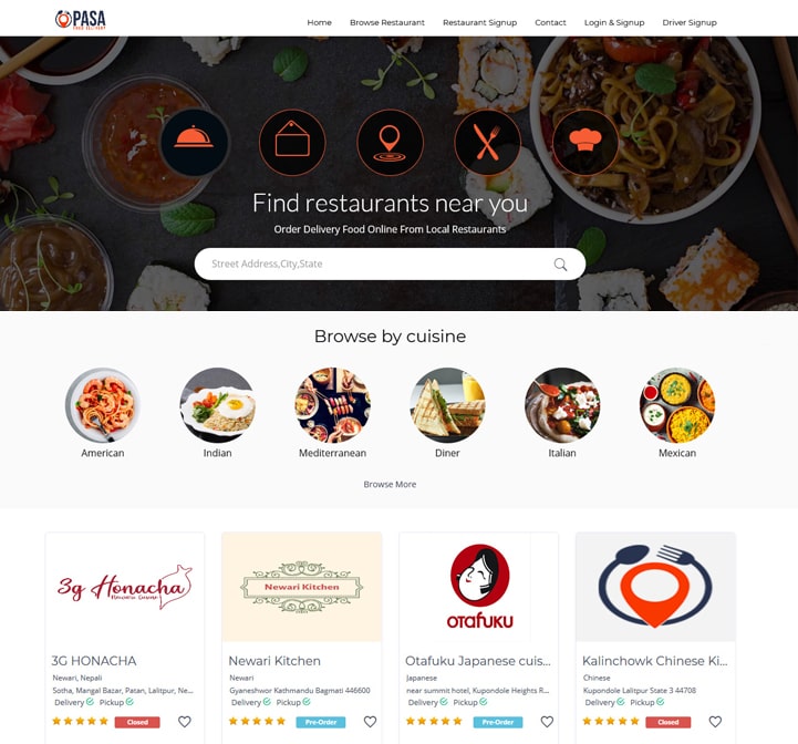Opasa – Food Delivery